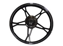 Обод 17" задний литой, барабан. тормоз 1,4-17  Альфа, LARGO/SHURIKEN (стандарт черный) (НАБОР)