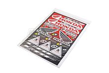 Наклейки: HONDA,CRF,ONE industries,PRO HONDA (30x45)