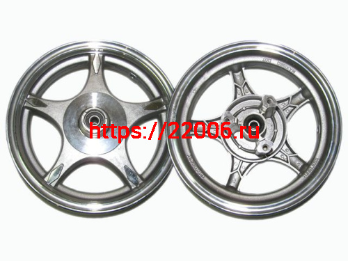 Диск колеса передний 2.15-10 50-80сс литой алюминиевый дисковый тормоз Диск колеса передний 2.15-10 50-80сс литой алюминиевый дисковый тормоз