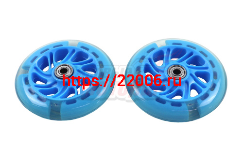Колеса для самокатов 120*20мм (PU, цвета: синий, розовый, оранжевый, зеленый) (пара) Колеса для самокатов 120*20мм (PU, цвета: синий, розовый, оранжевый, зеленый) (пара)