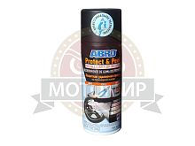 Краска спрей ABROзащитная удаляемая на полимерной основе ЧЕРНАЯ
