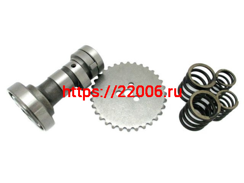 Распредвал со звездочкой и пружинами клапанов YX140 Распредвал со звездочкой и пружинами клапанов YX140