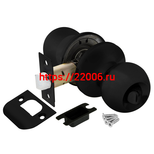 Ручка Punto (Пунто) защелка DK672 BL-BK (6072 BL-B) (фик.) черный Ручка Punto (Пунто) защелка DK672 BL-BK (6072 BL-B) (фик.) черный