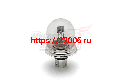 Лампа 12В 45/40Вт фарная тип R2 с цоколем P45t (Y-71245)