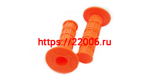 Грипсы цветные 22/24мм Оранжевые (L/R) Грипсы цветные 22/24мм Оранжевые (L/R)