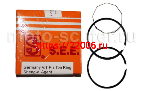 Кольца поршневые SEE 157QMJ 150cc d-57.4 +0.25