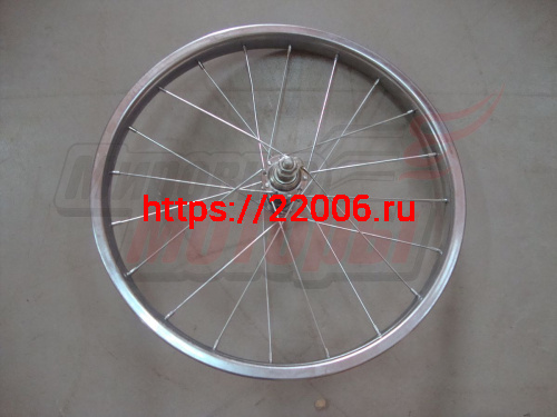 Обод 18" передний (ХРОМ) в сборе с втулк.