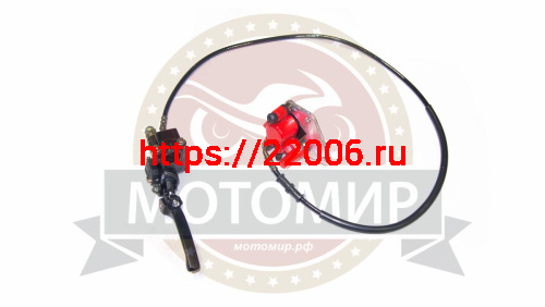 Гидравлика передняя в сборе Fighter125 (тормоз в сборе) посад.60мм,склад.ручка (L-1100mm, 1 поршень)